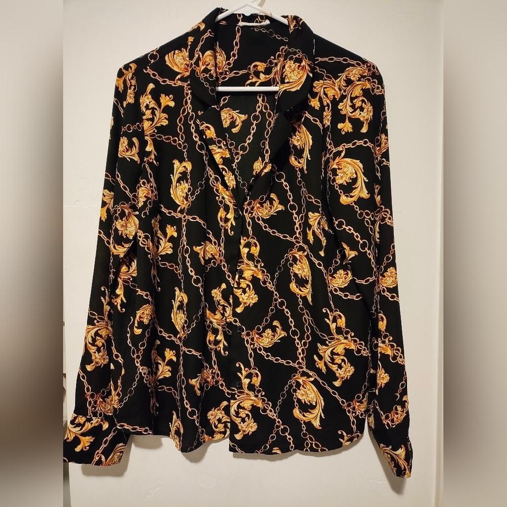 Timing Gold Chain Shirt